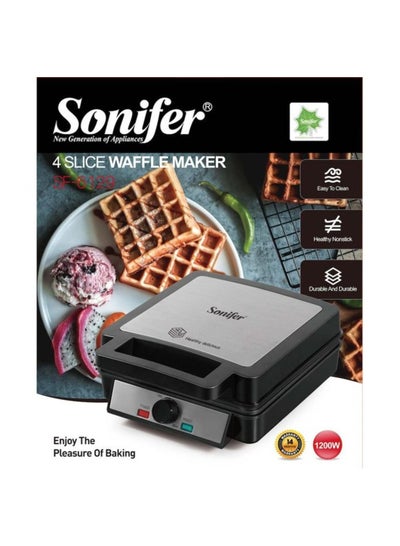 Buy 4 Slice Waffle Maker With Adjustable Temperature Control /1200 W in Egypt