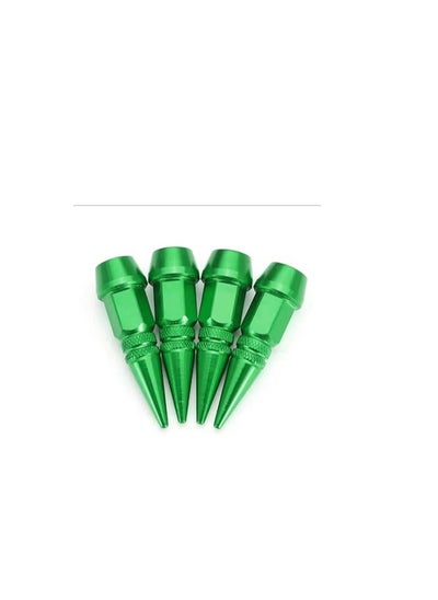 Buy Aluminum Tire Valve Cap (green, 4.5) in Egypt