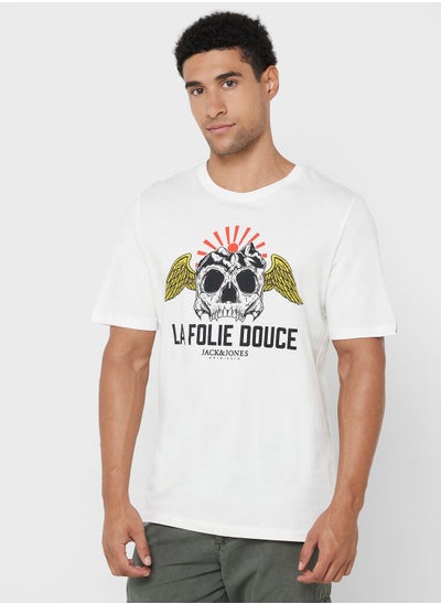 Buy Skull Crew Neck T-Shirt in UAE