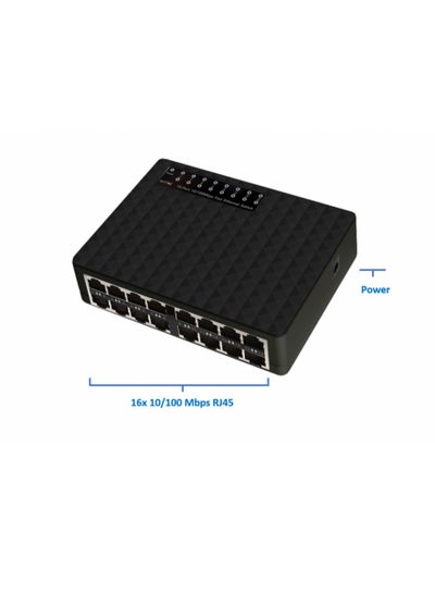 Buy AIR LIVE Plug-and-Play 16-Port Fast Ethernet Switch in Egypt