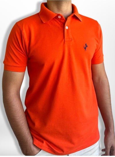 Buy Horse Polo Classic Polo Shirt, Orange in Egypt