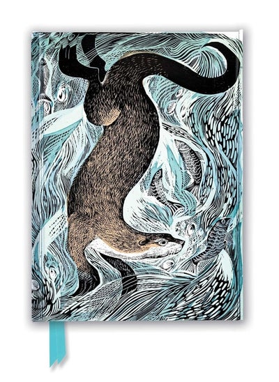 اشتري Angela Harding: Fishing Otter (Foiled Journal) في الامارات