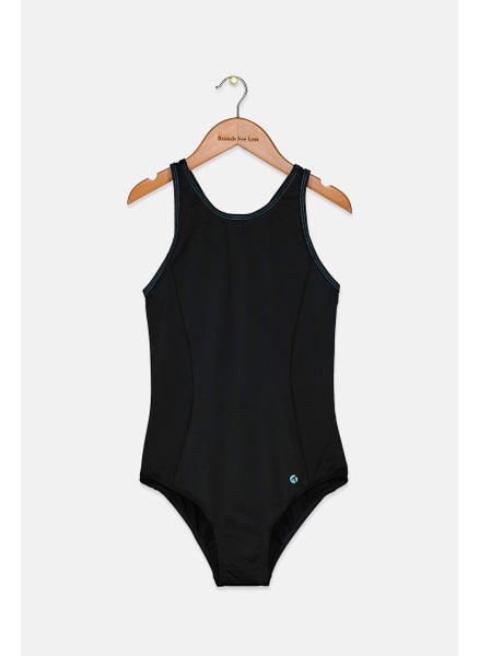 اشتري Kid Girls Sports Swimsuit, Black في الامارات