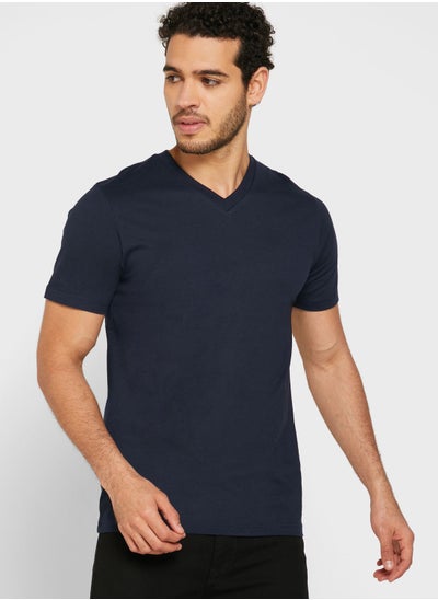 Buy Essential V Neck T-shirt in UAE