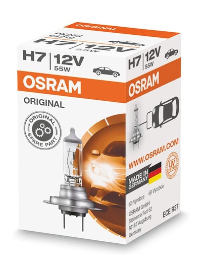 Buy OSRAM ORIGINAL H7, halogen-headlamp bulb, 64210, 12V, folding carton box (1 piece) in UAE