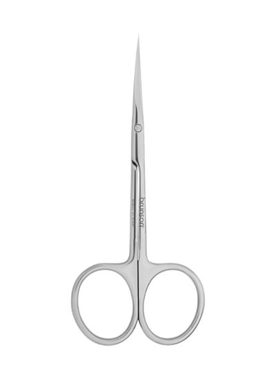 Buy Stainless Steel Point Cuticle Scissor curved cuticle & nail scissor for manicure pedicure for professional finger & toe nail care BSCS05 in UAE