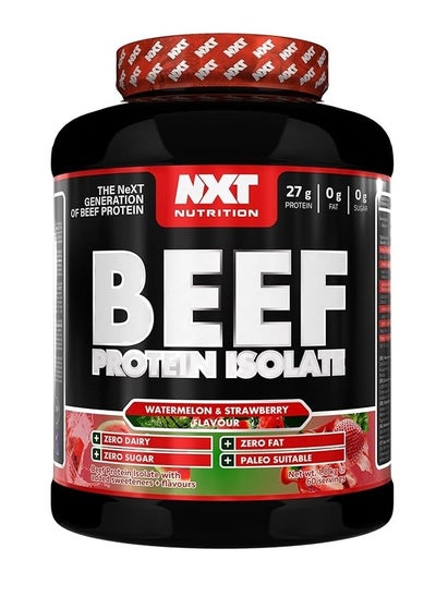 Buy Beef Protein Isolate Zero Dairy Watermelon Strawberry 60 Servings 1800g in UAE