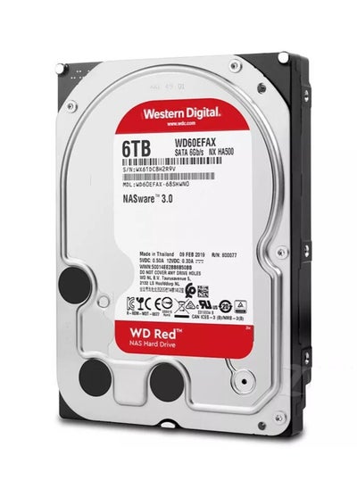 Buy Western Digital 6TB WD60EFAX 5400 RPM SATA 6Gbs 3.5" Internal NAS Hard Drive in Egypt