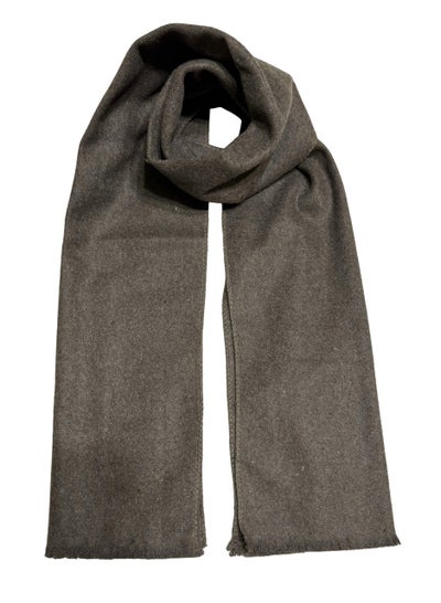 Buy Solid Wool Winter Scarf/Shawl/Wrap/Keffiyeh/Headscarf/Blanket For Men & Women - Small Size 30x150cm - Dark Camel in Egypt