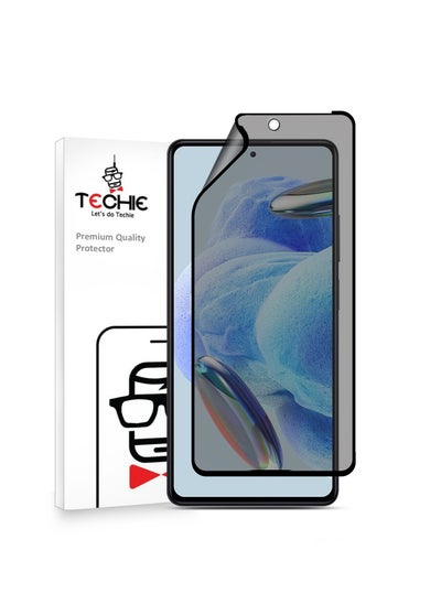 Buy Full Cover Explosion-Proof Matte Ceramic Privacy Film Screen Protector for Redmi Note 12 Pro in Saudi Arabia