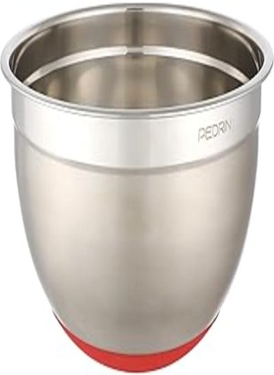 Buy PEDRINI Mixing Bowl 28Cm (11'') S. Steel With Non-Slip Bottom in Egypt