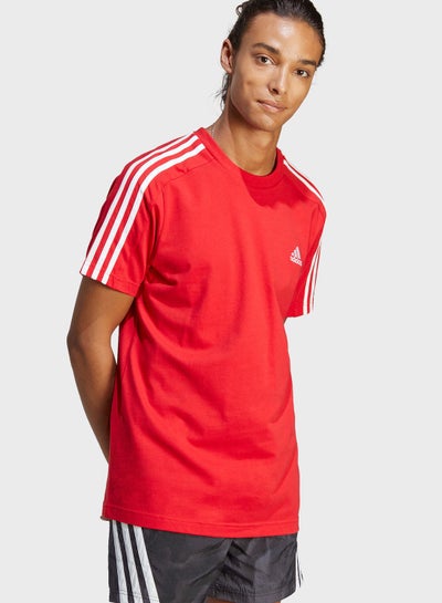 Buy 3 Stripe Essential Single Jersey T-Shirt in UAE