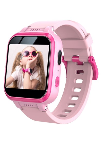 Buy Kids Smart Watch, Multifunction Rechargeable Touch Screen Toddler Watch with HD Photograph,Gaming and Music Player Educational Toys, Birthday Gifts for Girls Boys Ages 6-12(Pink) in Saudi Arabia