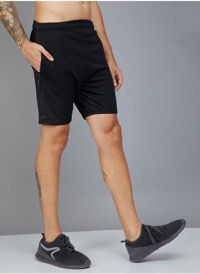 اشتري Solid Shorts with Elastic Waistband في السعودية