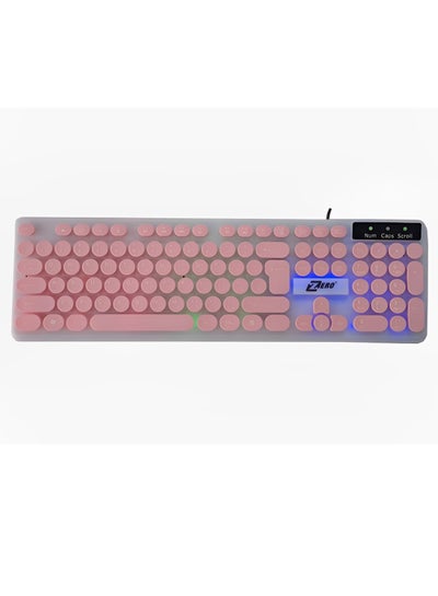 Buy ZR-2050 Wired Business Keyboard , High Quality Standard & Reliable Keyboard ( Pink ) in Egypt