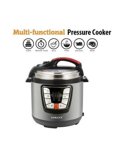 اشتري Multifunctional Stainless Steel Pressure Cooker 6.0L / 1000W SK-2401 في مصر