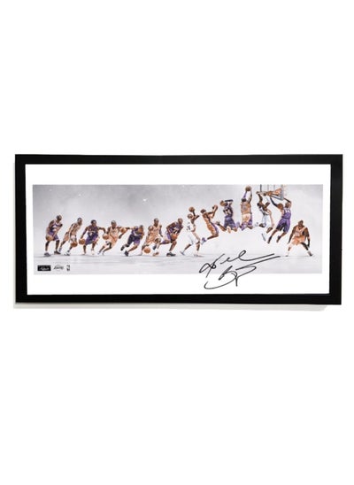 Buy Kobe Bryant Timeline Poster with Frame 50x23cm in UAE