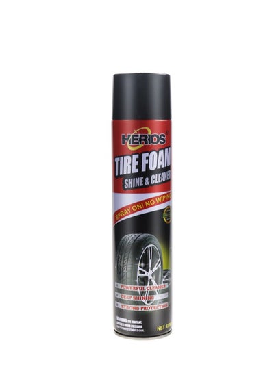 Buy Herios Tire Foam 650ml in UAE