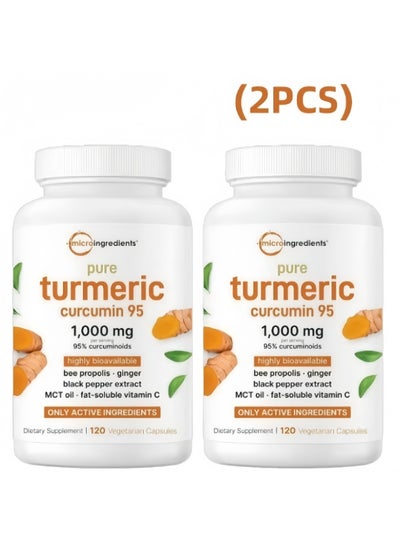 Micro Active Curcumin Micro Ingredients Pure Turmeric Curcumin 95, 1000mg 6-in-1 Complex with ...
