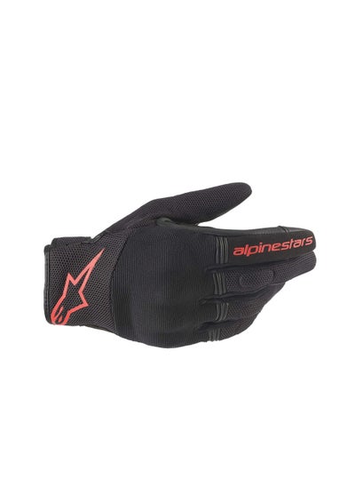 Buy Alpinestars COPPER GLOVES - BLACK RED FLUO in UAE