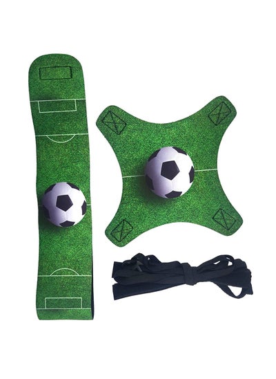 اشتري Football Kick Trainer Soccer Training Equipment Aid Skills Improvement Solo Practice for Kids Adults Hands Free Universal Fits All Size Footballs في الامارات