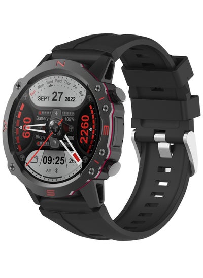 اشتري Bluetooth Smart Watch IK-W152 with IP67 Water Resistance, 300mAh Long Battery Life, Female Health Management, Pressure Test, and Respiratory Training Features في السعودية