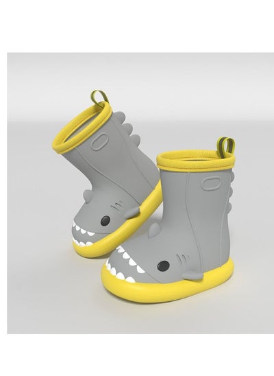 اشتري Cute Shark Summer Non-Slip Rubber Shoes Cute Family Waterproof Boots For Women في الامارات