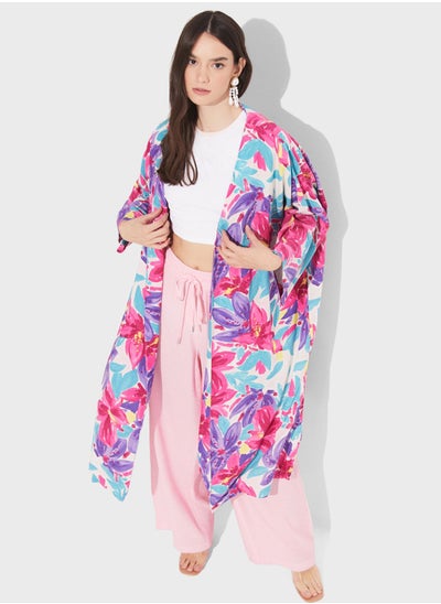 Buy Floral Printed Kimono in UAE