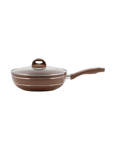 اشتري 26 CM Golden Pearl Series Wok Pan with Lid- DC2280 في الامارات