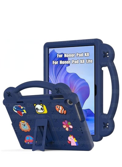 Buy Kids Case Compatible with Honor Pad X8 / X8 Lite 10.1 inch 2022, Heavy Duty EVA Foam Shockproof Cover Kids Proof Tablet Case with Stand in Saudi Arabia