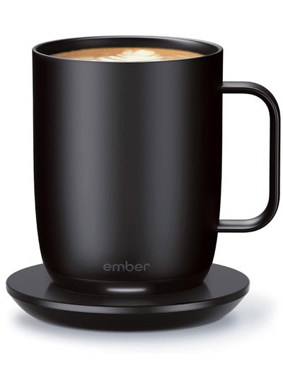 Buy Ember Temperature Control Smart Mug 2, 10 Oz, App-Controlled Heated Coffee Mug with 80 Min Battery Life and Improved Design, Black in Saudi Arabia