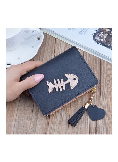 Buy Tassel Detail Wallet Black in UAE