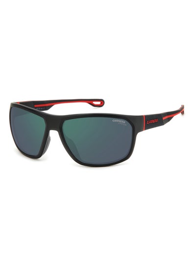 اشتري Men's Polarized Rectangular Shape  Sunglasses CARRERA 4018/S GREEN 45 - Lens Size: 44.9 Mm - Mt Blk Rd في الامارات