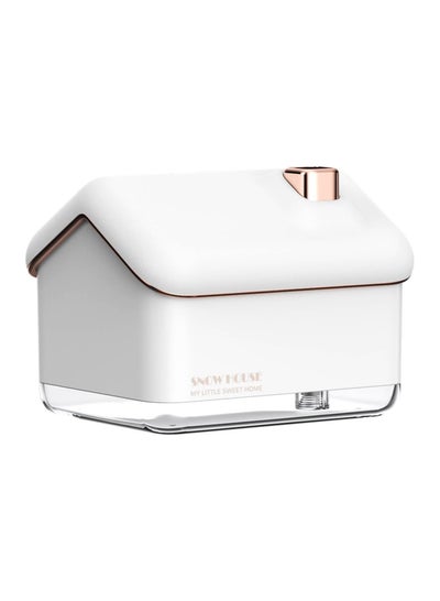 Buy Snow House Mini Humidifier, Without The Noise, USB Nano Atomization Humidifier with Night Light, Desktop Humidifier for Home, Compact and Portable Mini Humidifier, for Bedrooms or Living Rooms(White) in UAE