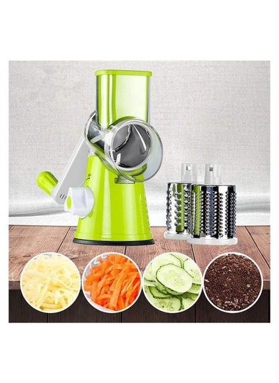 اشتري Manual Vegetable Tabletop Drum Round Onion Potato Carrot Grater Kitchen Gadgets Vegetable mills في الامارات