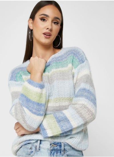 Buy Multi Stripe Sweater in Saudi Arabia