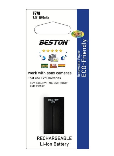 Buy بطارية كاميرا بيستون NP-F970 (6600 مللي أمبير ، 7.4 فولت) in Egypt