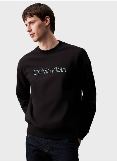 Buy Embossed Logo Sweatshirt in Saudi Arabia