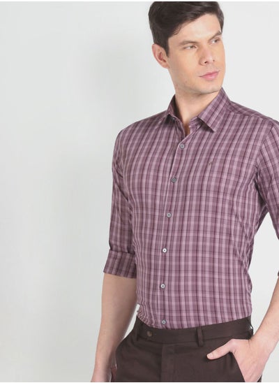 Buy Checked Slim Fit Shirt in UAE