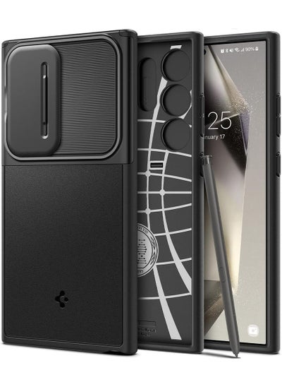 Buy Optik Armor for Samsung Galaxy S24 ULTRA case cover (2024) - Black in UAE