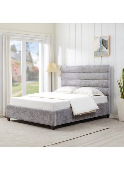 اشتري Dublin Solitaire Upholstered Queen Bed 214 x 142 x 174 cm في السعودية