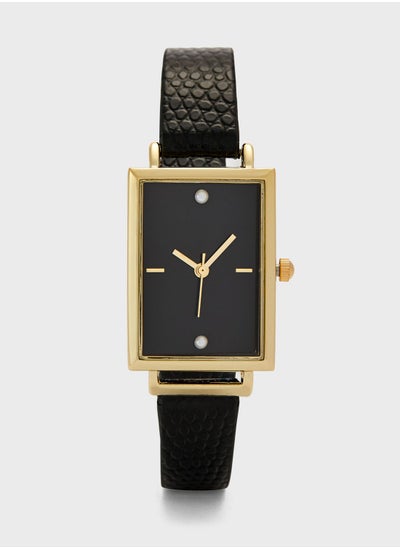 Buy Pearl Detail Rectangle Watch in UAE