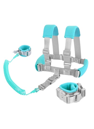 اشتري Toddler Leash，Anti Lost Wrist Link,With Leash+Anti-Loss Wrist Connection, Reflective Anti-Loss Wrist Strap For Children、 Infants And Children, في السعودية