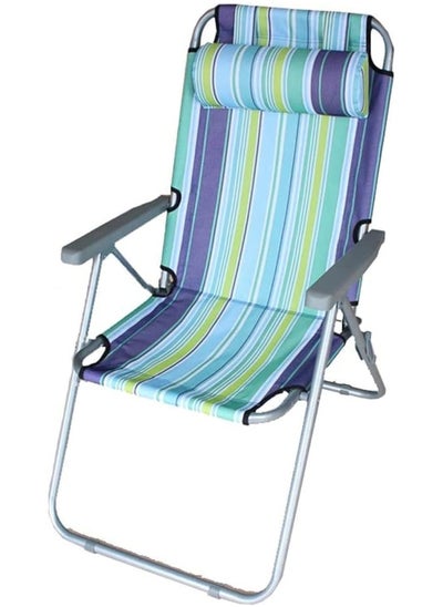 اشتري GO2CAMPS Camping Chair with Headrest, Multicolor في الامارات