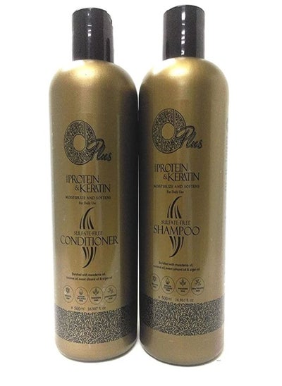 Buy O Plus Shampoo and Conditioner for Protein and Keratin Treated Hair - 500 ml in Saudi Arabia