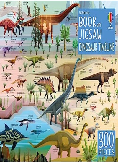 Buy Dinosaur Timeline Book and Jigsaw in UAE