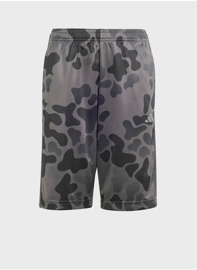 Buy Kids Train Essential All Over Printed Shorts in UAE