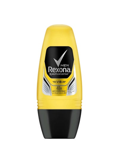 اشتري Rexona V8 Roll-On Deodorant for Men, 50 ml في السعودية