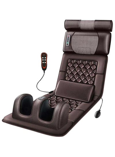 Full Body Electric Massager with Heat  Heated Massage Cushion for Car &  Office, 10 Vibration Motors, Shiatsu Kneading, Adjustable Intensity, Neck &  Back Pain Relief, Multi-Function Massage Pad price in UAE |