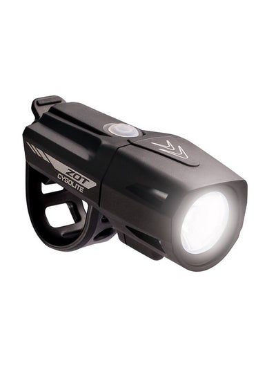 Buy Zot 250 Lumen Bike Light 5 Night & 2 Daytime Modes Sleek Durable Design Ip67 Waterproof Sturdy Flexible Mount Usb Rechargeable Headlight For Road & Commuter Bicycles in UAE